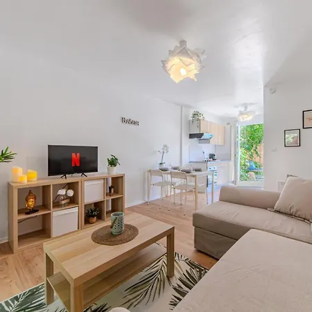 Le Cocon Ii - Private Garden Terrace - Parking Daire